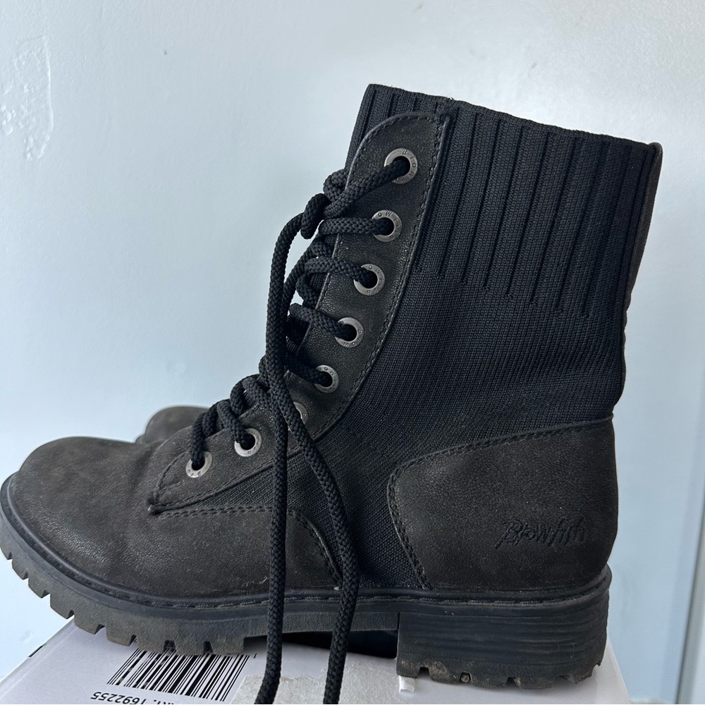 Black Blowfish combat boots